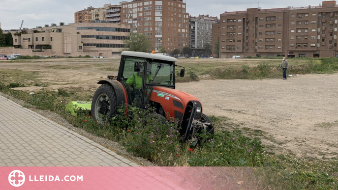 Participa en la plantació d'arbrat als nous parcs del carrer Alcalde Pujol i Ciutat Jardí de Lleida