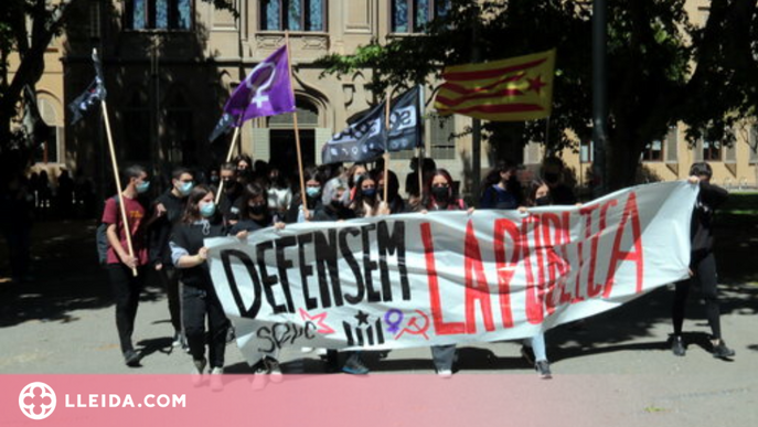 ⏯️ Manfiestació d'estudiants a Lleida en defensa d'una educació pública