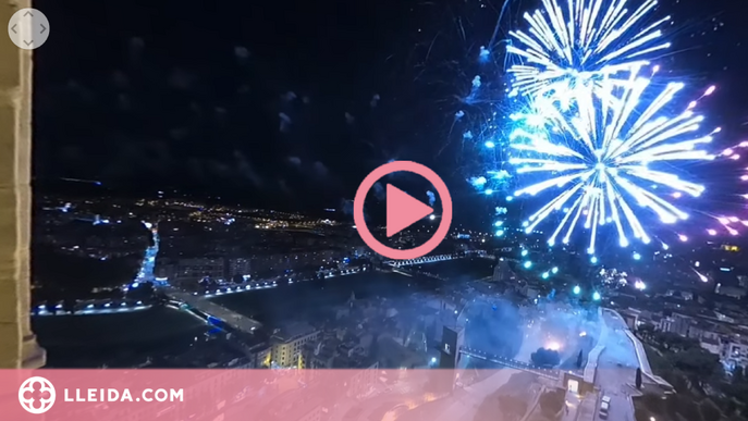 ⏯️ Reviu en 360 graus l'espectacle que va cloure la Festa Major de Lleida 