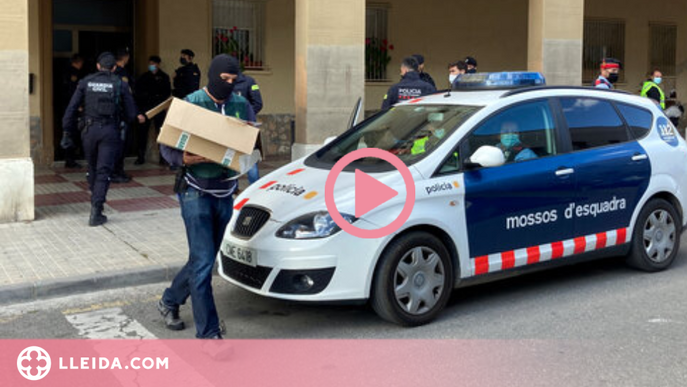 ⏯️ Ja són 15 els detinguts en l'operatiu policial antidroga a Lleida i Balaguer