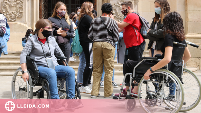 ⏯️ Joves de Tàrrega analitzen l'accessibilitat d'equipaments públics