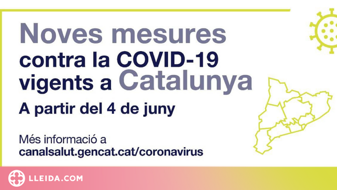 ℹ️ Noves restriccions contra la covid-19 a partir del 4 de juny a Catalunya