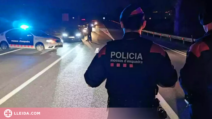 Detingut el conductor que va fugir a peu després de causar un accident mortal al Pla d'Urgell