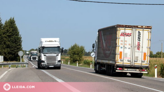 Els transportistes convoquen una aturada de tres dies just abans de Nadal