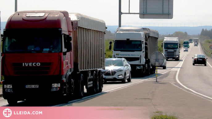 La Generalitat allargarà fins a Lleida el desviament obligatori de camions de l'N-240