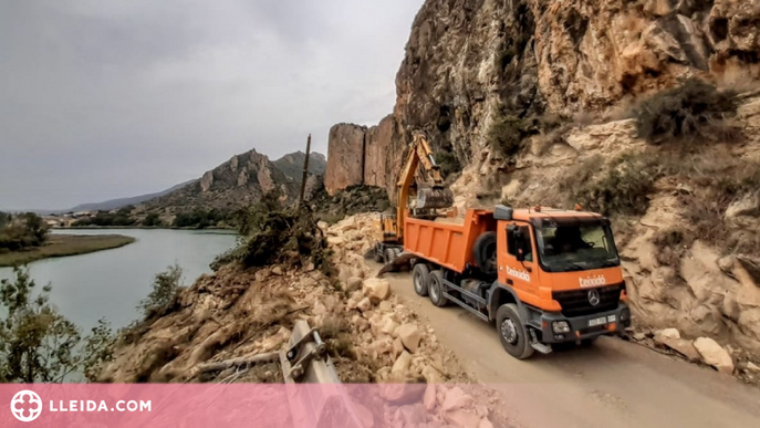 La carretera de Sant Llorenç de Montgai es reobrirà aquest cap de setmana