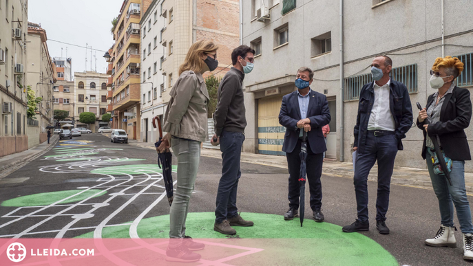 Lleida homenatja el Mestre Emili Pujol amb un mural i la vianalització del seu carrer