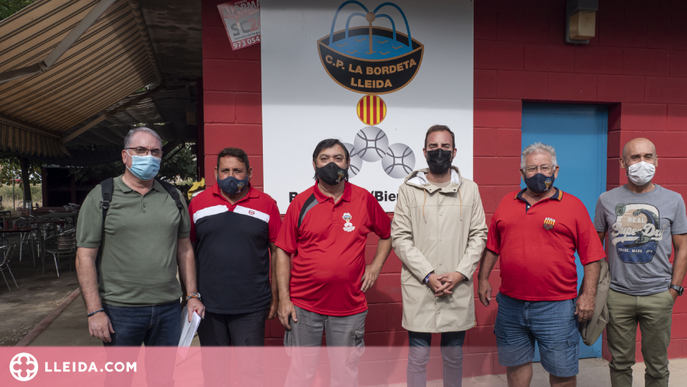 La Paeria millora les pistes de petanca de quatre clubs de Lleida