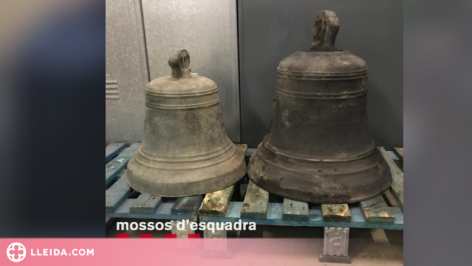 Recuperen dos campanes sostretes d'una ermita de la Segarra