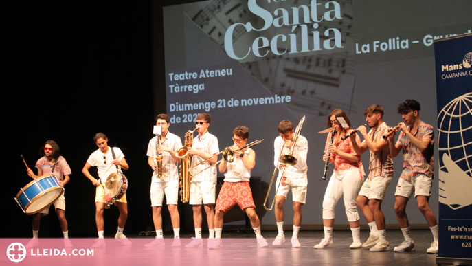 ⏯️ Tàrrega celebra un lluït concert de Santa Cecília en favor de Mans Unides