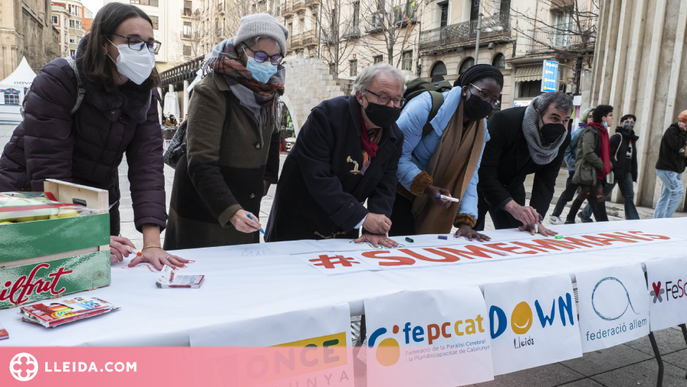 Lleida reivindica els drets de les persones amb discapacitat