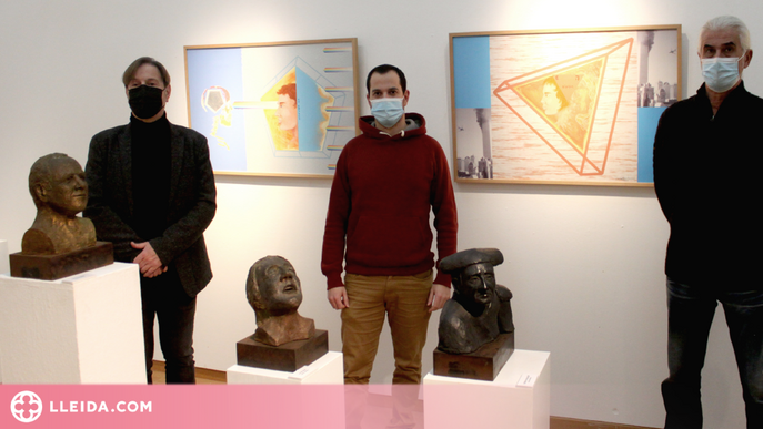 Tàrrega aplega obres del pintor Domènec Serra i l’escultor Josep Castellana