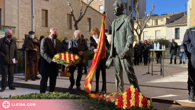 Les Borges celebra el tradicional homenatge al president Macià