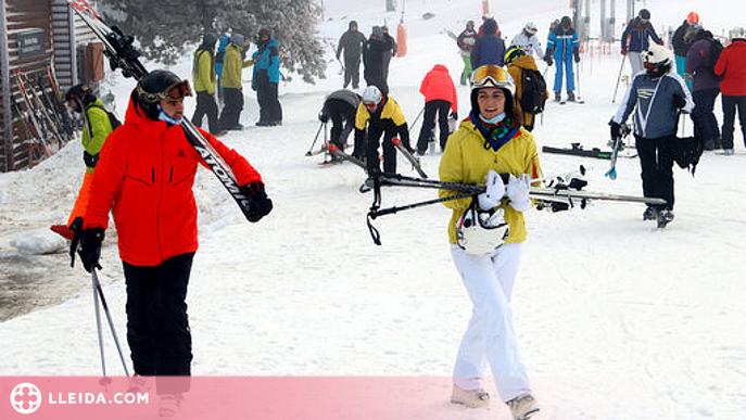 Les estacions d'esquí d'FGC tanquen Nadal amb més usuaris que abans de la pandèmia