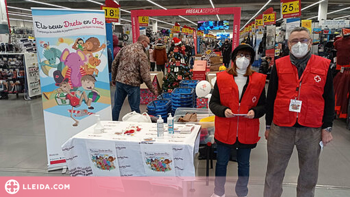 Creu Roja reparteix més de 1.700 joguines a infants vulnerables de Lleida