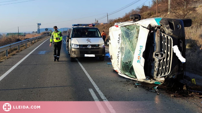 Mor un home en un accident amb una ambulància al Baix Cinca