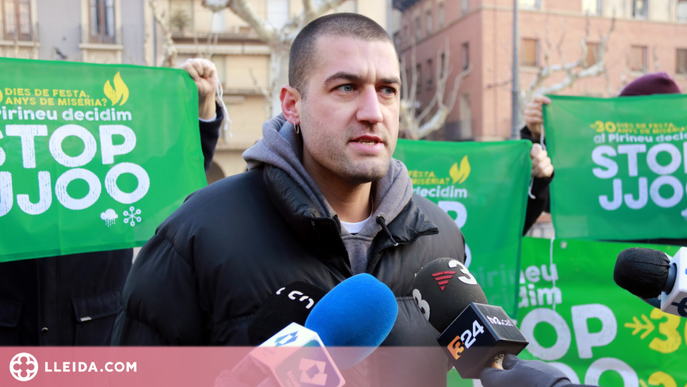 ⏯️ La Plataforma Stop JJOO escridassa Aragonès a Balaguer i es reuneix amb el president