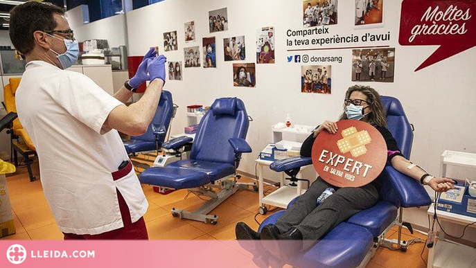 Més de 180.000 persones han donat sang, plasma o plaquetes el 2021