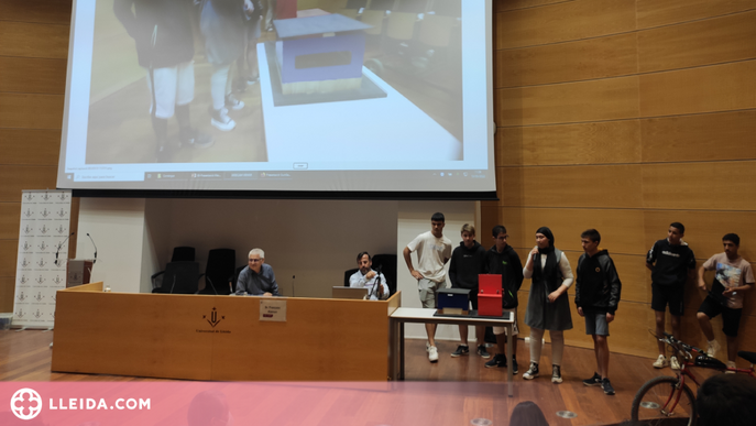 Estudiants lleidatans participen en el Mercat de la Tecnologia de la UdL