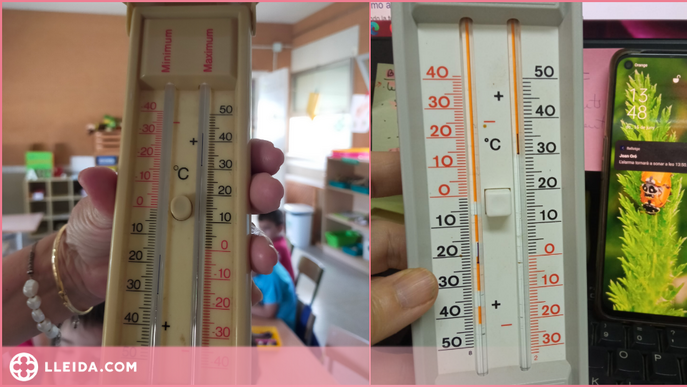 Una escola del Segrià denuncia altes temperatures a les aules