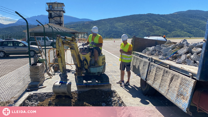 ⏯️ L'abalisament de la pista de l'aeroport de la Seu, enllestit a l'hivern