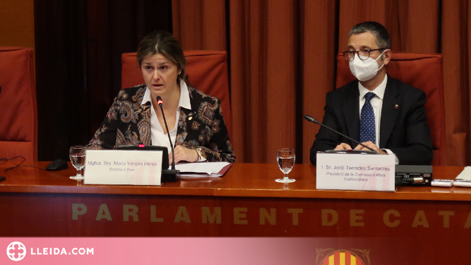 La síndica d'Aran debatrà al Parlament la situació aranesa i el seu autogovern