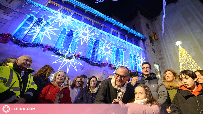 ⏯️ Lleida s'il·lumina per donar la benvinguda al Nadal