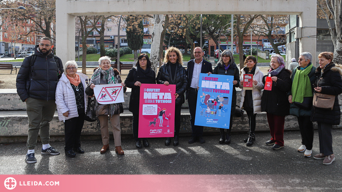 La Paeria promou el civisme i la neteja amb mascotes al Clot de les Granotes