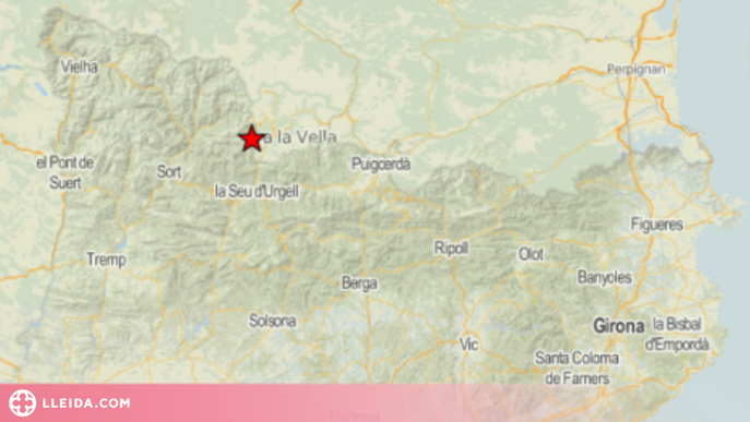 Terratrèmol de magnitud 2,2 a l'Alt Urgell