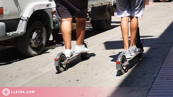 Un jove condueix begut un patinet i es salta diversos semàfors en vermell a Lleida