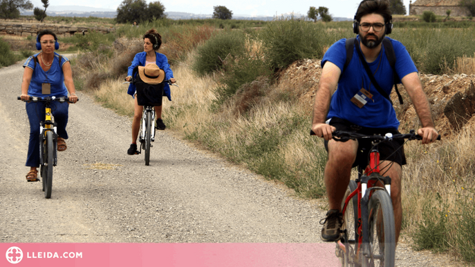 ⏯️ El públic de FiraTàrrega interactua amb el paisatge de l'Urgell en bicicleta