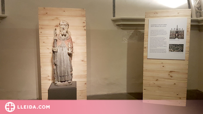 El Museu de Lleida estrena una obra gòtica de Sant Antoni Abat