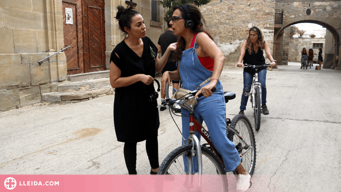 ⏯️ El públic de FiraTàrrega interactua amb el paisatge de l'Urgell en bicicleta