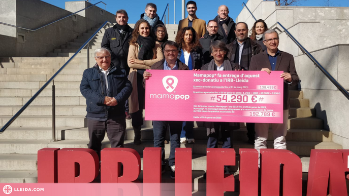 Mamapop aporta més de 192.000 euros a la investigació