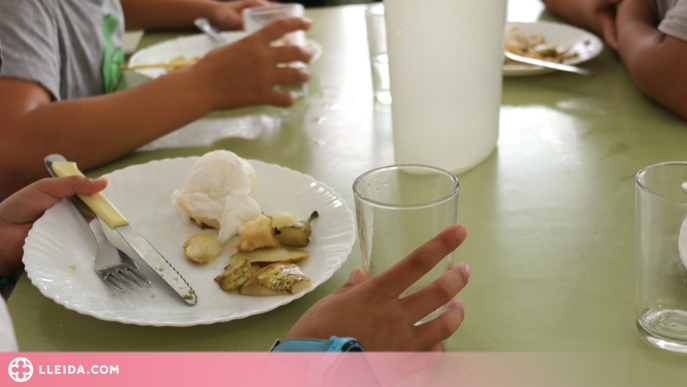 Els menjadors escolars catalans malbaraten 100.000 tones de menjar en 10 anys