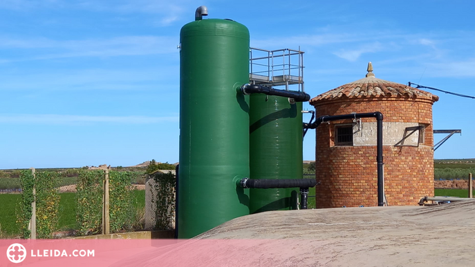 Instal·lada la nova estació de tractament d’aigua potable a Castelldans