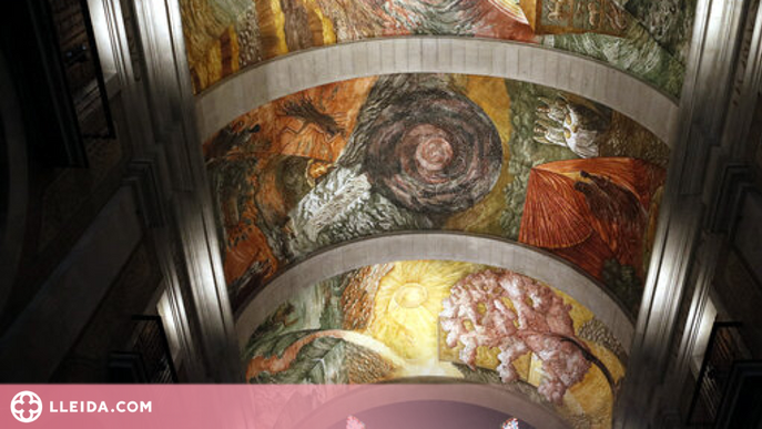 ⏯️ Josep Minguell ultima a Tàrrega un dels conjunts murals més grans del món