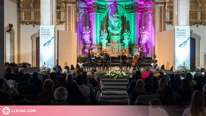 El Cosmos Quartet apropa la música de cambra al Festival de Pasqua de Cervera