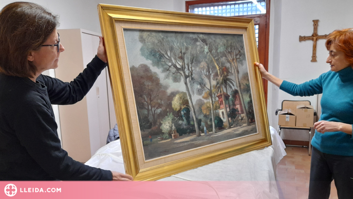 El Museu Tàrrega Urgell restaura una obra del pintor Francesc Marsà