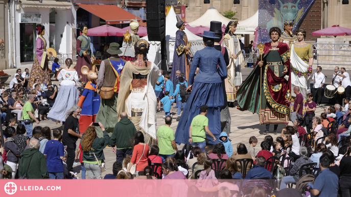 El Seguici de les Festes de la Tardor, aparador de la cultura popular als carrers de Lleida