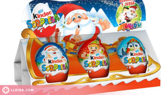 Retiren alguns productes Kinder per presència de salmonel·la