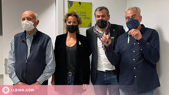 Una entitat veïnal de Lleida inaugura la seva nova seu social