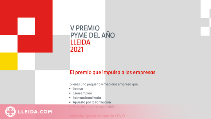 Convocat el cinquè Premi PIME de l’any de Lleida