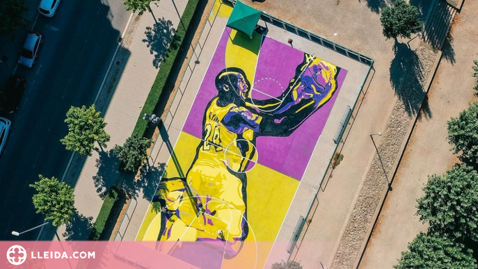 Balaguer homenatja Kobe Bryant amb una nova pista de bàsquet