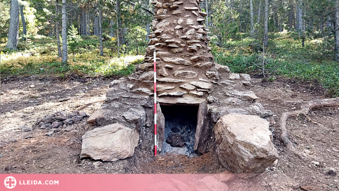 Excaven al bosc de Virós un forn de ferro d'època romana únic al país