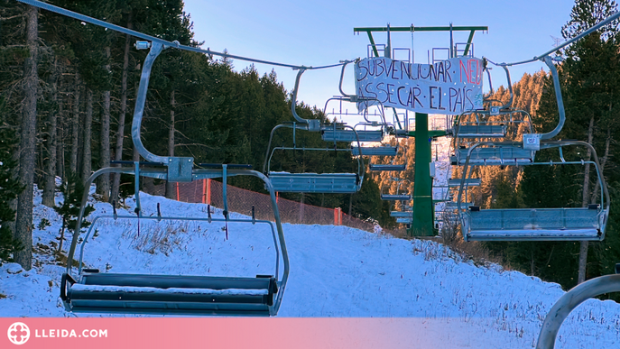⏯️ Stop JJOO protesta contra les inversions "milionàries" per a l'esquí alpí