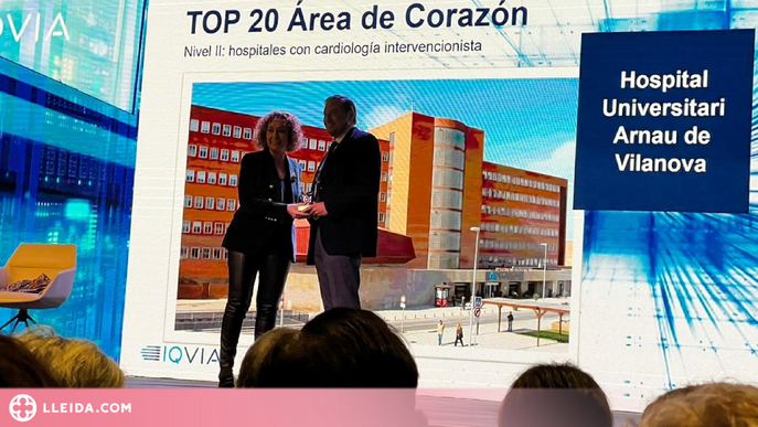L'Arnau de Vilanova, guardonat als premis Hospitals TOP 20
