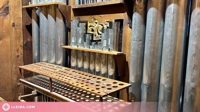 ⏯️ El muntatge de l'orgue de la Catedral de Solsona encara la recta final