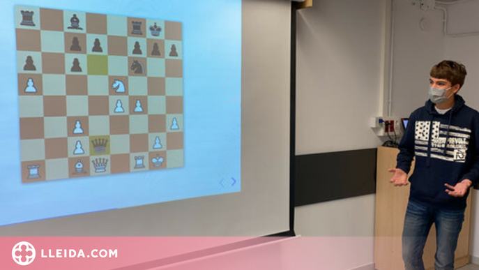 ⏯️ Un jove de la Seu crea un algorisme amb intel·ligència artificial per jugar a escacs amb l'ordinador