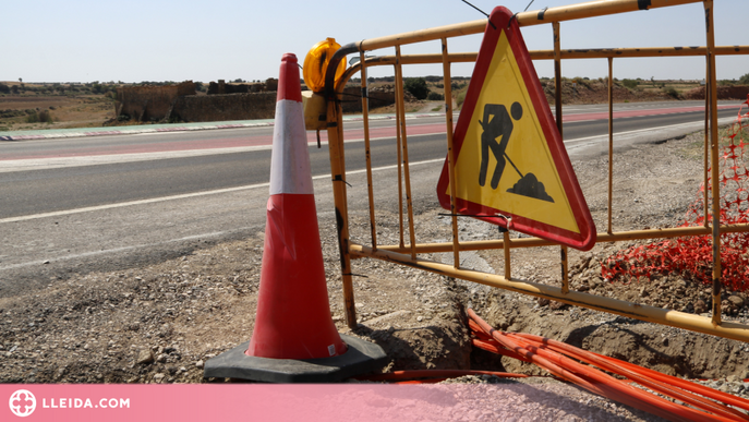 ⏯️ La carretera de Tàrrega a Guissona amb ferm sostenible estarà enllestida a l'agost